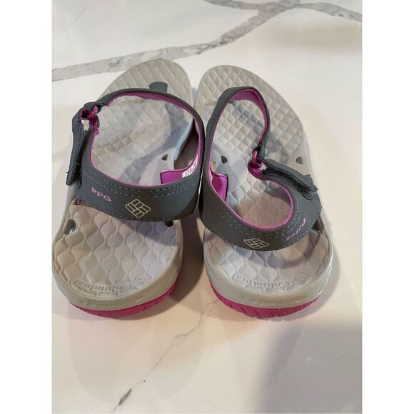 Columbia PFG Sunbreeze Vent Gladiator Sandal Gray/Pink Women’s Sz 10 - Picture 2 of 7